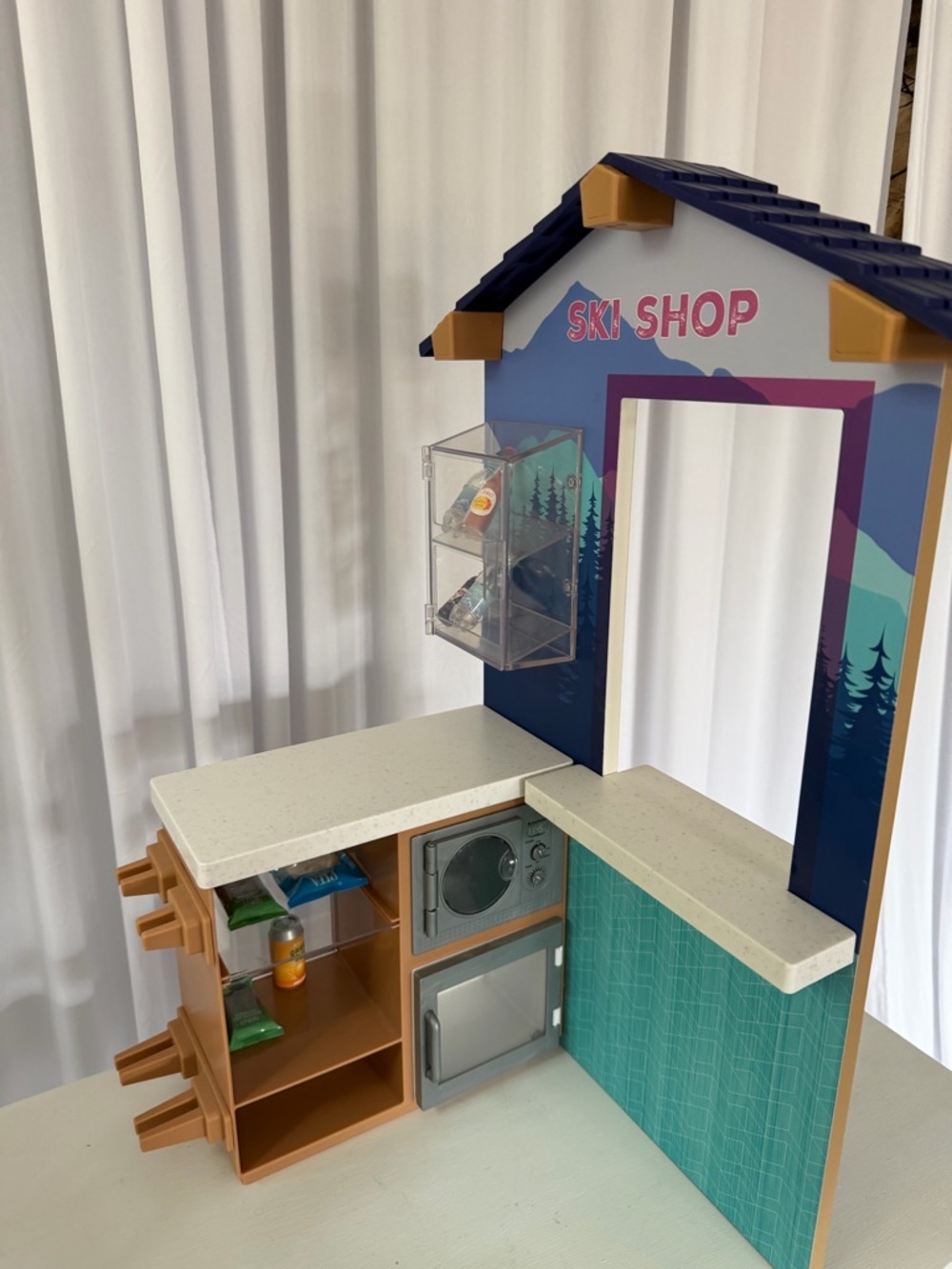 Retired American Girl Corinne's Ski & Snack Shop play set